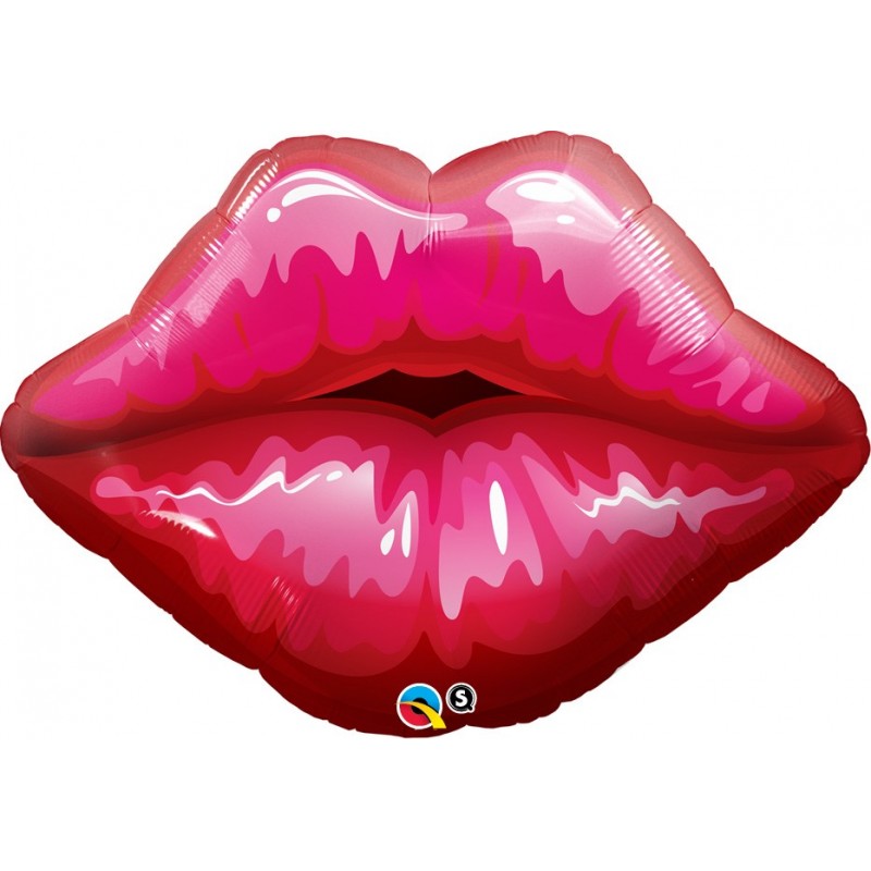 Globo Forma Labios Rosa 76Cm Globo Forma Labios Rosa 76Cm