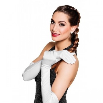 Guantes Largos Blancos Opera