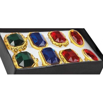 Anillo Metal Con Gema