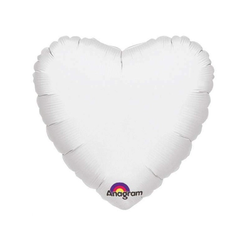 Globo Corazon Blanco Globo Corazon Blanco