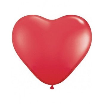 Globo 6"Corazon Rojo