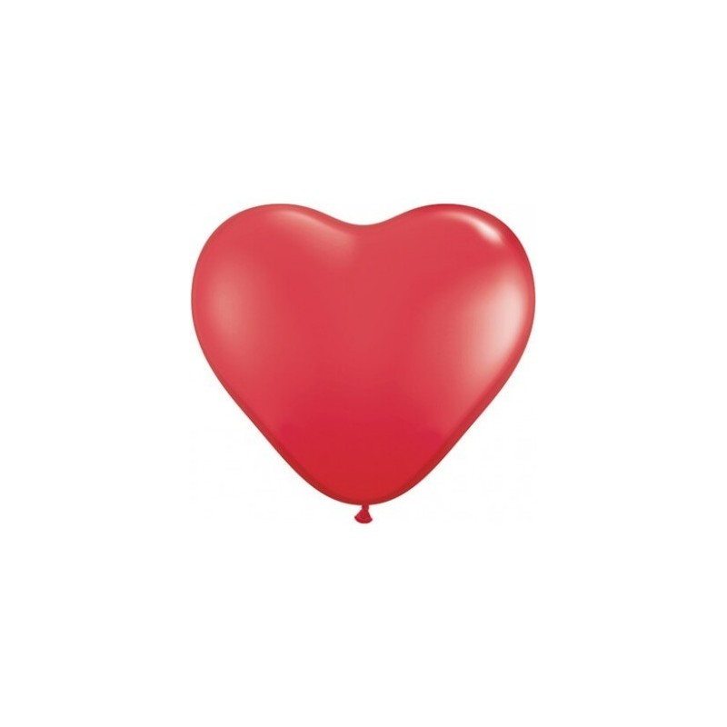 Globo 6"Corazon Rojo