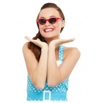 Gafas Chica Rojas Rock&Roll