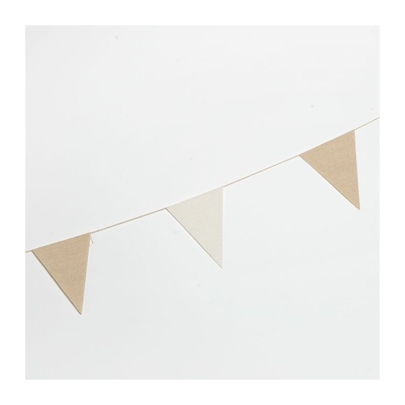 Banderin Tela Marfil/Beige Banderin Tela Marfil/Beige