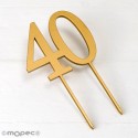 Pincho Para Tarta Nº40 Oro