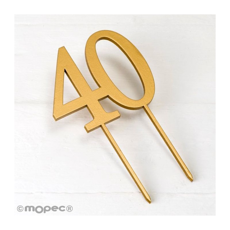 Pincho Para Tarta Nº40 Oro