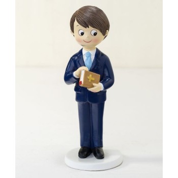 Figura Comunion Niño Traje Azu