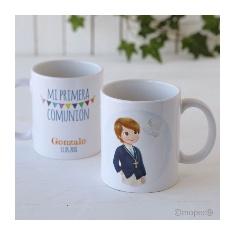 Taza Niño Comunion Caja Regalo