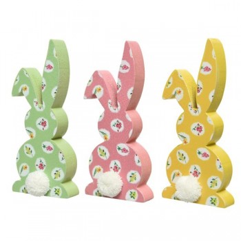 Silueta Conejo C/Pompon 16Cm