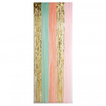 Cortina Dec.Puerta Tono Pastel
