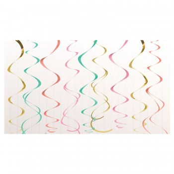 P/12 Deco Espiral Tonos Pastel