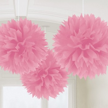 P/3 Pompon Rosa 40Cm