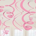 P/12 Deco.Espiral Rosa Chicle