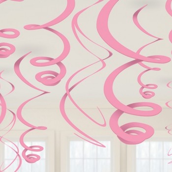 P/12 Deco.Espiral Rosa Chicle