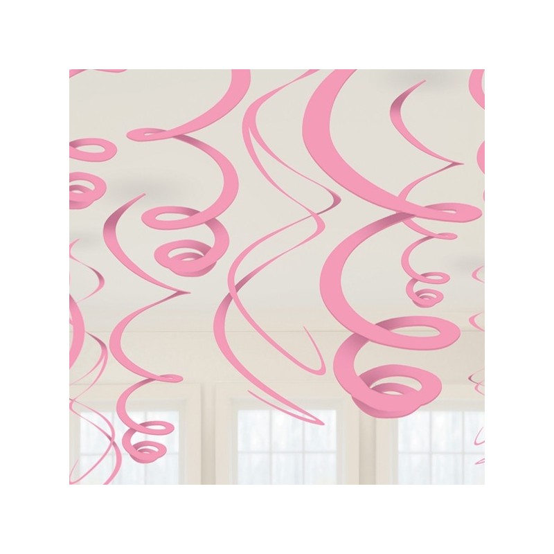 P/12 Deco.Espiral Rosa Chicle