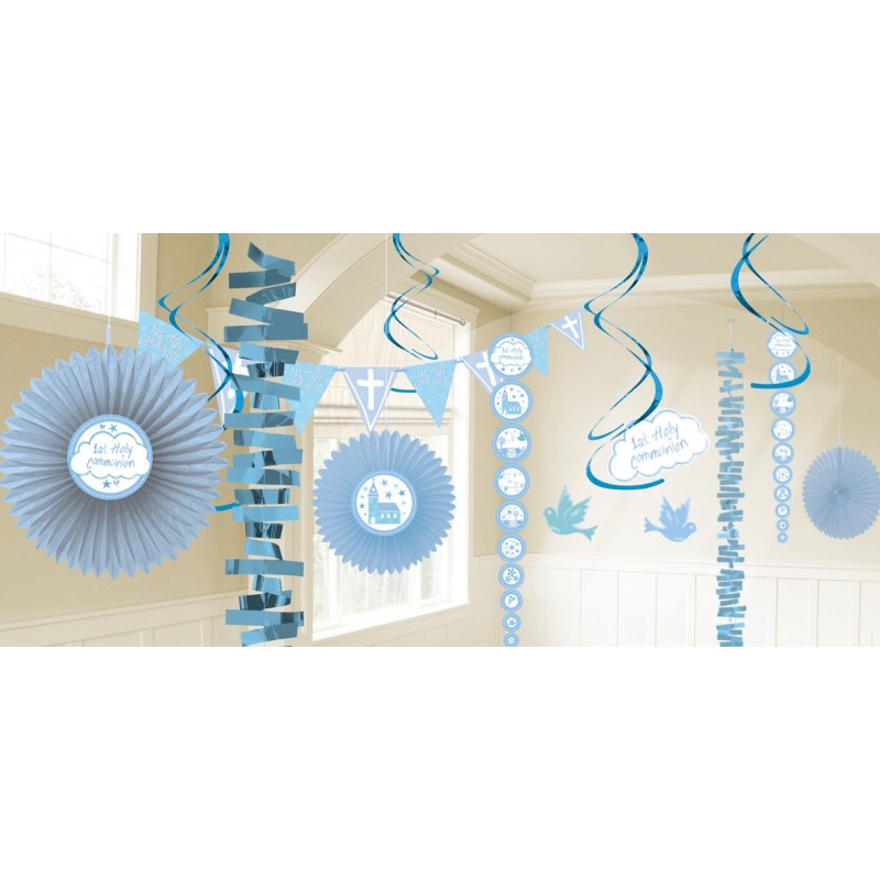 P/18 Deco Colg.Comunion Azul P/18 Deco Colg.Comunion Azul