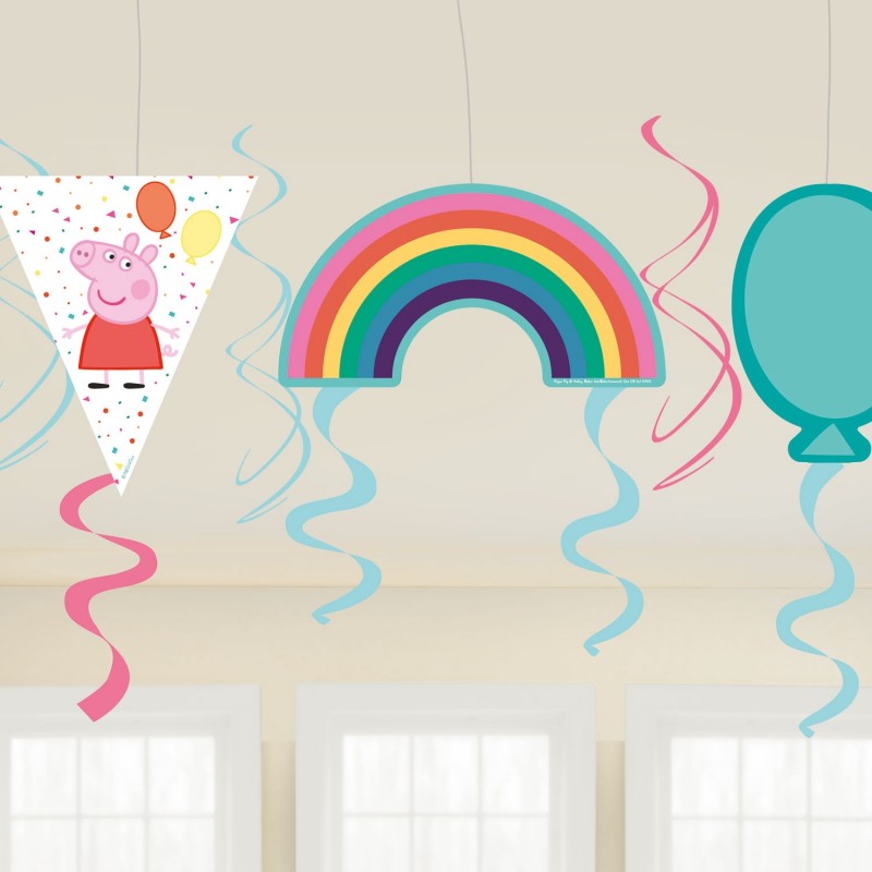 P/6 Deco Colg.Peppa Pig Party P/6 Deco Colg.Peppa Pig Party