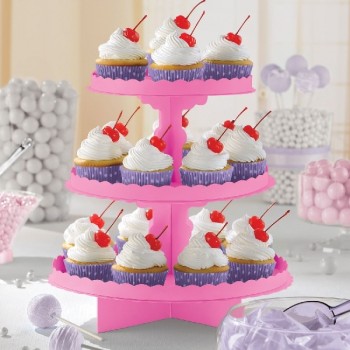 Expositor Cupcakes Fucsia