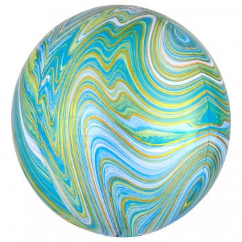Globo Orbz Marblez Azul-Verde
