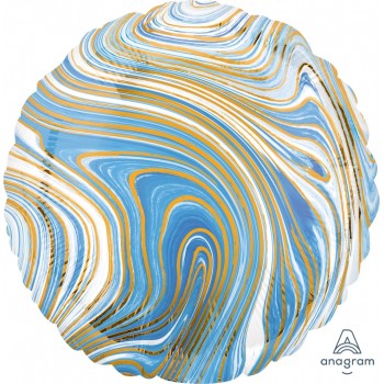 Globo Circulo Marblez Azul
