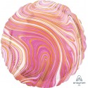Globo Circulo Marblez Rosa Globo Circulo Marblez Rosa