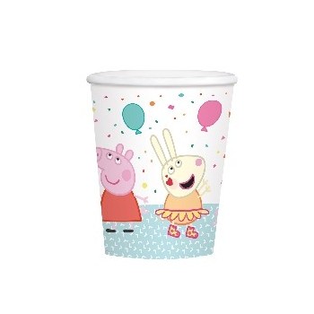 P/8 Vasos Peppa Pig Party