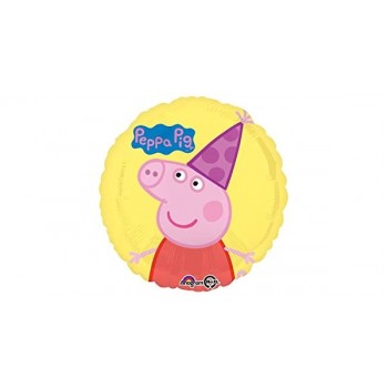 Globo 18"Peppa Pig Sombr.Cono