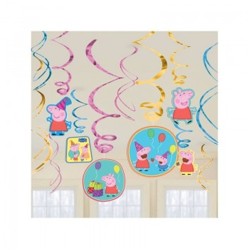 P/12 Deco Espiral Peppa Pig