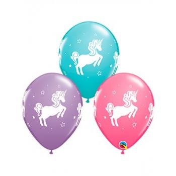 Globo 11"Unicornio Color Paste
