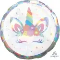 Globo 18"Unicornio Hologr.Irid