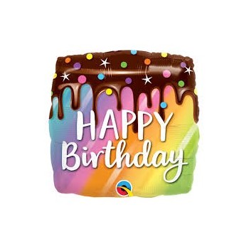 Globo Chocolate Happy Bday 46C