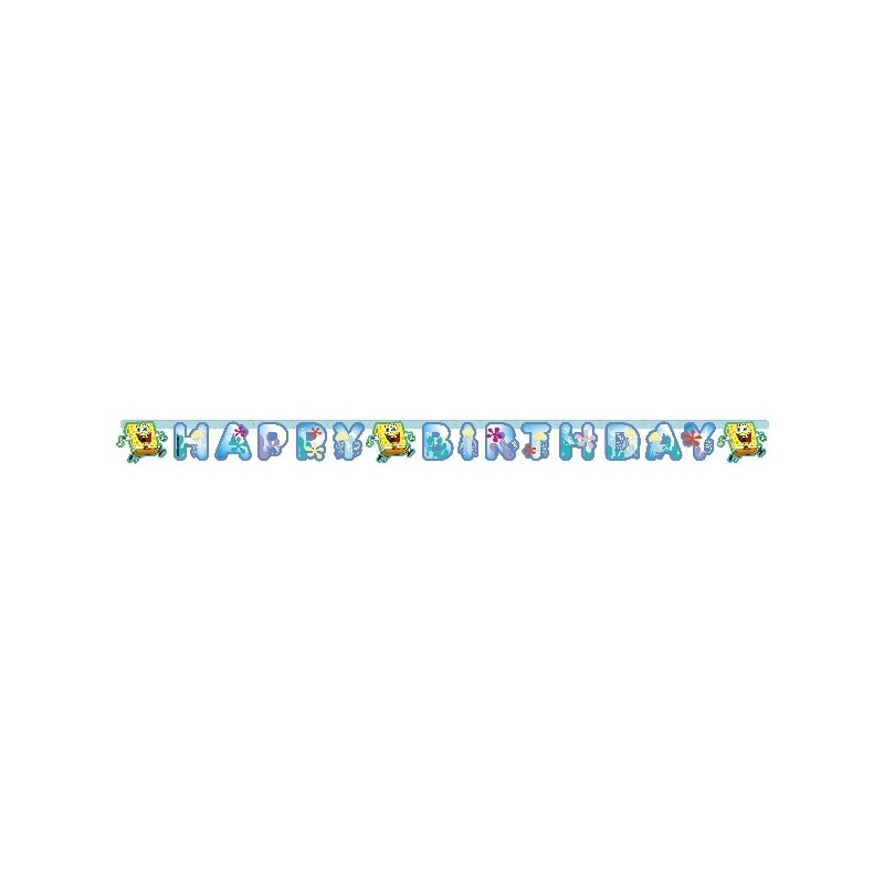 Guirn.Happy Bday Bob Esponja Guirn.Happy Bday Bob Esponja