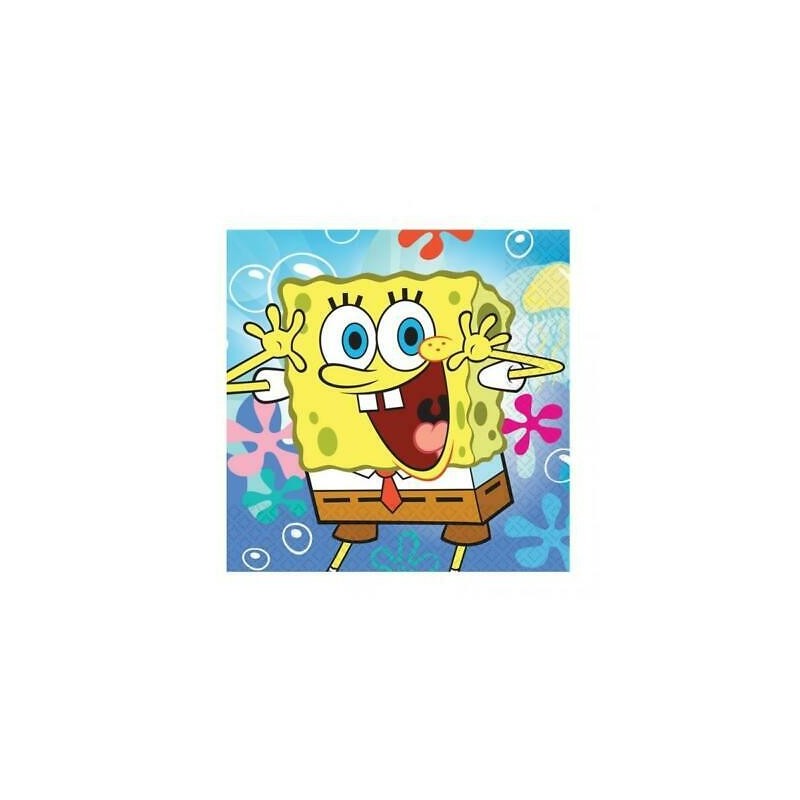 P/20 Serv.Bob Esponja 33X33 P/20 Serv.Bob Esponja 33X33