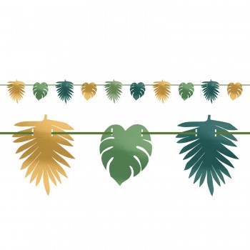 Banderin Hojas Tropical 3,65M