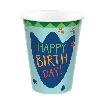 P/8 Vaso Happy Dino Party