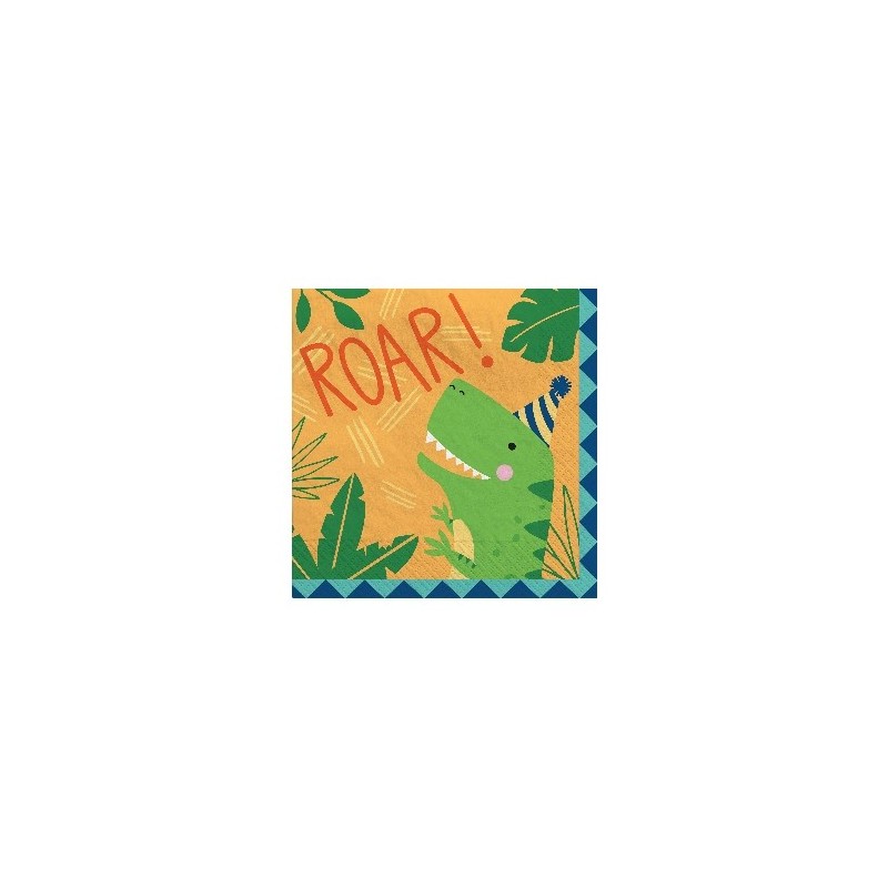 P/16 Serv.Happy Dino Bday P/16 Serv.Happy Dino Bday
