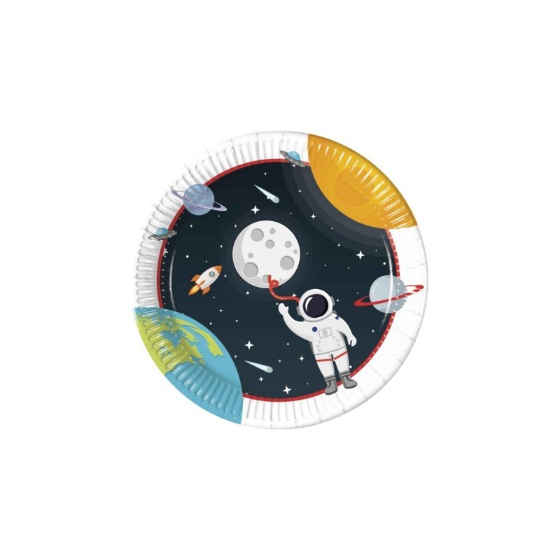 P/8 Plato 23Cm Espacio Exterio