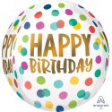 Globo Orbz Topos Happy Bday