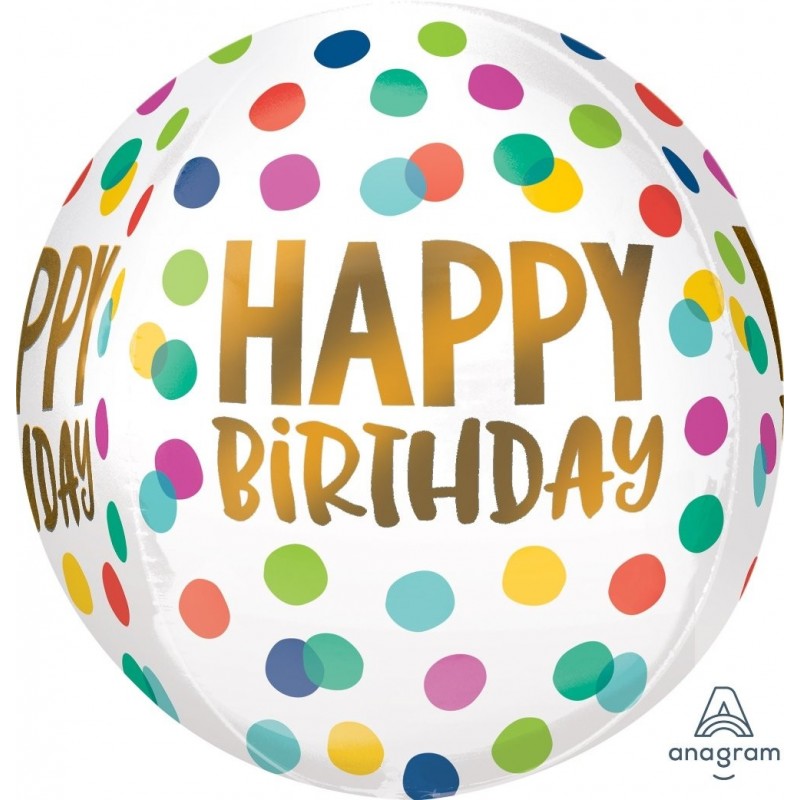 Globo Orbz Topos Happy Bday Globo Orbz Topos Happy Bday