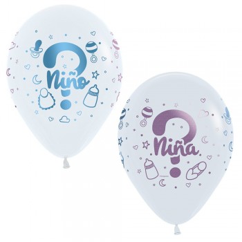B/12 Globo R12 Blco ? Niño/A