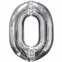 Globo Nº0 Plata 26"