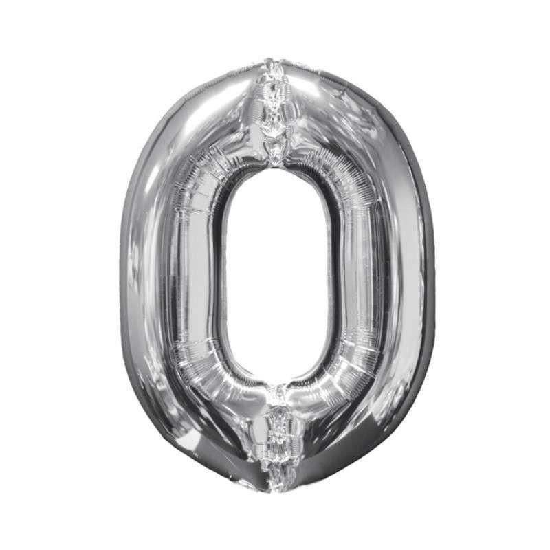 Globo Nº0 Plata 26"