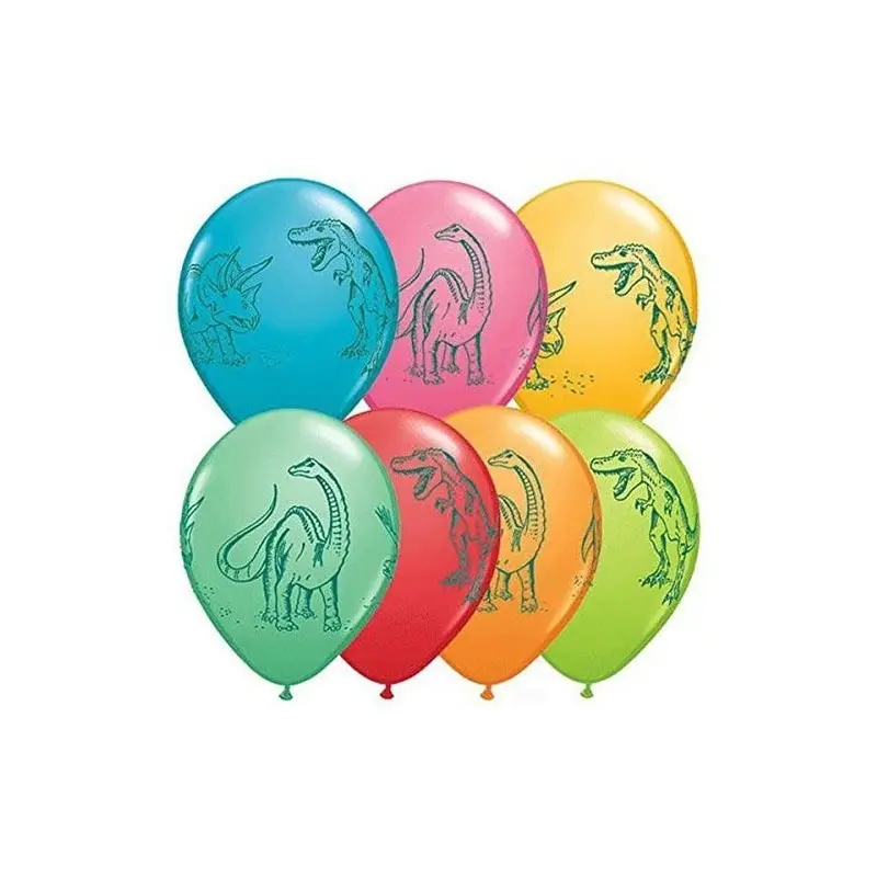 Globo 11"Dinosaurios Colores