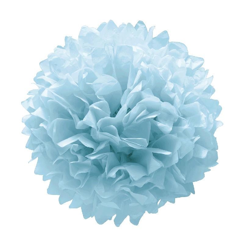 P/3 Pompon Azul Pastel P/3 Pompon Azul Pastel