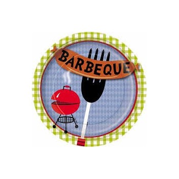 P/8 Platos Barbacoa 22,9Cm