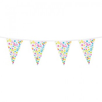 Banderin 10Mt Confetti Colores