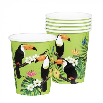 P/6 Vasos Tucan Carton
