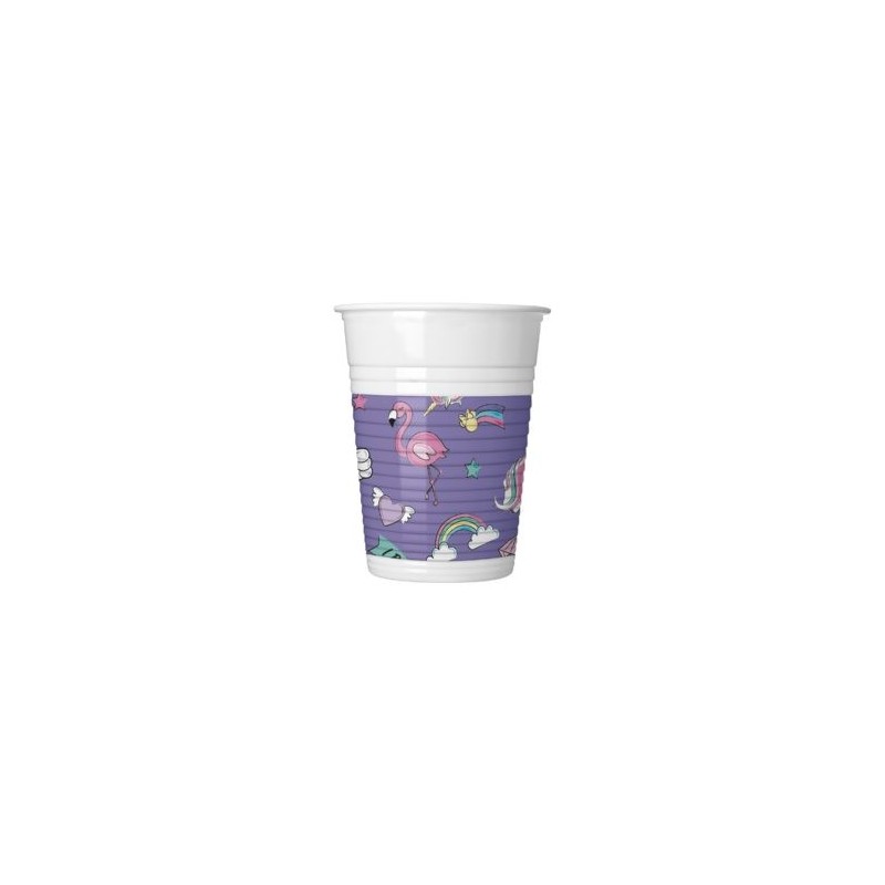 P/8 Vasos Minnie Unicorn P/8 Vasos Minnie Unicorn
