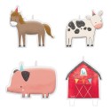 P/4 Velas Animales Granja P/4 Velas Animales Granja