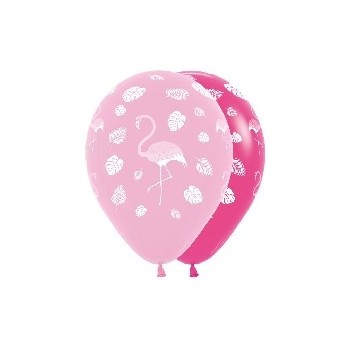 B/12 Globo Flamencos 2Caras